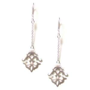  Tashi Sterling Silver Brushed Matte Finish Dainty Filigree 