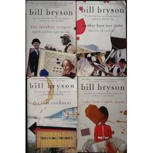  4 Book Set Bill Bryson The Mother Tongue, Neither Here 