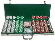 300 APACHE CASINO CHIPCO POKER CHIPS WITH CASE  