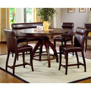   Height Dining Set with Banquette 4077DTBCGS6 Furniture & Decor