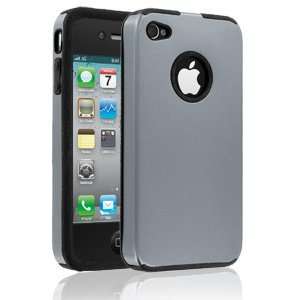   Case for Apple iPhone 4 & 4S   Gun Metal Cell Phones & Accessories