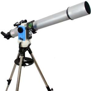   Silver 90mm iOptron Computerized GPS Refractor Telescope Toys & Games