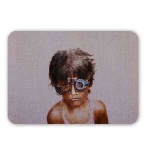  Eye Test at Vivekananda (oil on canvas) by   Mouse Mat 