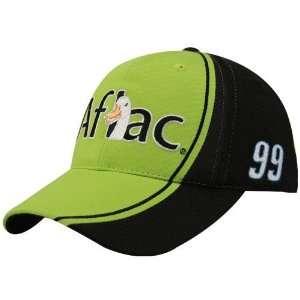  #99 Carl Edwards Green Black Sponsor Adjustable Hat 