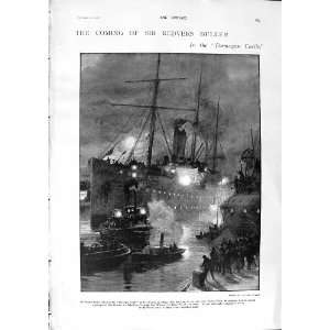  1900 REDVERS BULLER SHIP DUNVEGAN CASTLE TRAIN BALLATER 