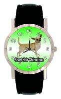  Chihuahua Men Lady Genuine Leather Quartz Wrist Watch SA1092  