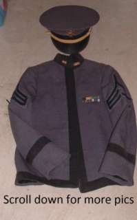 Vintage Childs Uniform Military Academy M.W.C.S. / hat & Coat  