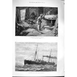   1879 AFGHAN MILL GUNDAMUCK BURDETT COUTTS YACHT WALRUS