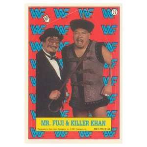  1987 WWF Topps Wrestling Stars Sticker Card #14  Mr. Fuji 