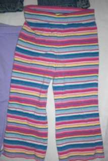 Toddler Girls Lot of 10 Items 8 Pants/2 Tops Size 2T/3T  