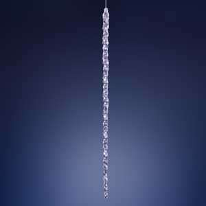  24 Clear Acrylic Winter Icicle Christmas Ornament