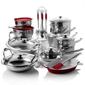Wolfgang Puck Bistro Elite 26 piece Cookware Set Turquoise