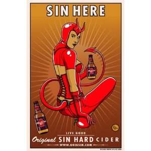 Original Sin Devil Girl Magnet