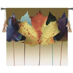 Pure Country Weavers Leaf Dance Woven Wall Tapestry [Kitchen]