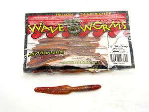 10 packs Wave Worms Tiki Drop Copper Candy  
