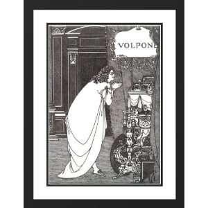  Beardsley, Aubrey 19x24 Framed and Double Matted Volpone 