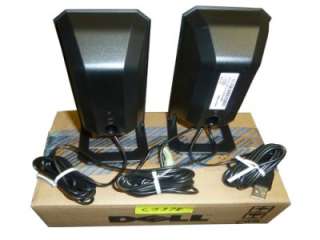 Dell A225 Speakers, Black World Wide w/ Kit CJ378/JH908  
