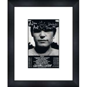 ADAM ANT Wonderful Tour 1995   Custom Framed Original Ad   Framed 