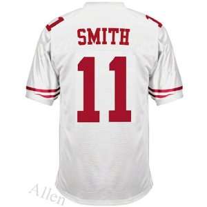 San Francisco 49ers Football Jersey #11 Smith White Jersey 
