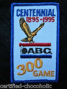 ABC American Bowling Congress 300 Game Centennial 100th Anniversay 