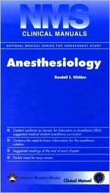 NMS Clinical Manual of Anesthesiology, (0781737389), Randall S 