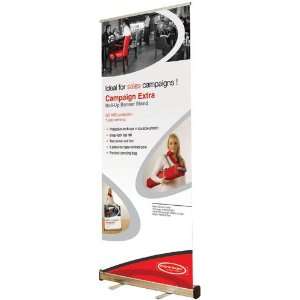  Retractable Banner Stand   Full Color Banner Included 