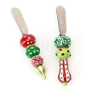  Dept 56 Just Too Cute Cheese Spreaders Set of 2