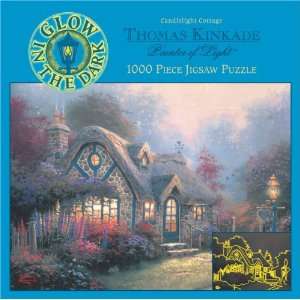  1000 Piece Thomas Kinkade Glow Puzzle Toys & Games