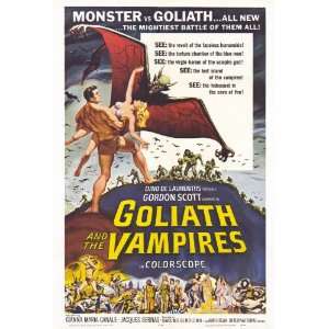Goliath and the Vampires (1964) 27 x 40 Movie Poster Style A  