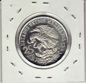 Mexico $ 25 Pesos 1968 *Brilliant* Silver Coin Woooooo  