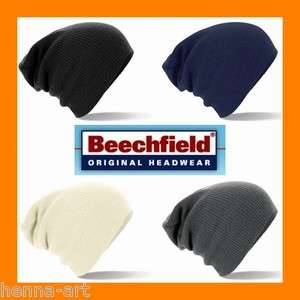 Knitted New Woolly Winter Slouch Oversized Beanie Hat Head Cap 