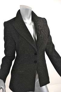 GIROGIO ARMANI Black Pin Stripe Jacket Beautifully tailored Ex Cond 