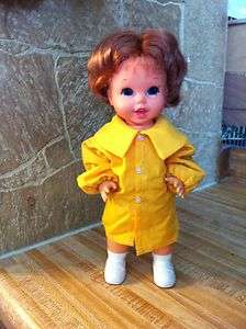 Vintage 1967 Mattel Baby Small Walk   Walking Doll  