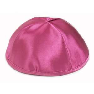  Premium Satin Kippah  Hot Pink 