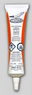 AMBROID Original Wood Model Cement   1.8 Ounce Tube NEW  