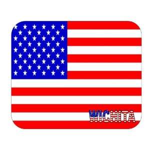  US Flag   Wichita, Kansas (KS) Mouse Pad 