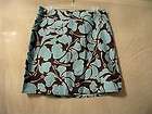 Carve Designs Baja Board Skirt Turquoise Floral Print Small NEW
