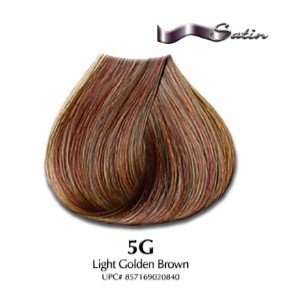  5G Light Golden Brown   Satin Hair Color with Aloe Vera 