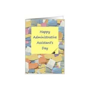 Happy Administrative Assistants Day Card Health 
