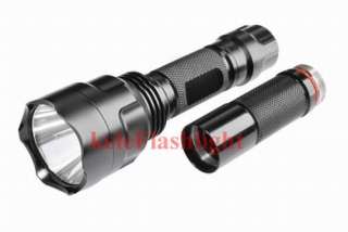 CREE Q5 200Lumens 1/2x18650 Flashlight W/extension tube  