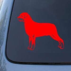 ROTTWEILER   Dog   Vinyl Car Decal Sticker #1551  Vinyl Color Red