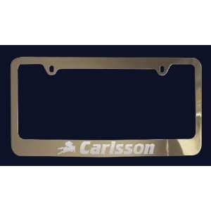  Carlsson License Plate Frame (Zinc Metal) 