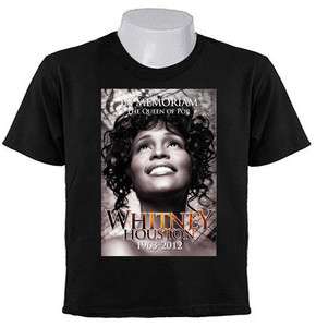 WHITNEY HOUSTON MEMORIAL RIP 1963 2012 T SHIRTS TRIBUTE Close up wh2 