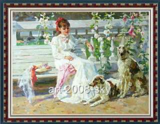 Original lmpressionosm women Oil painting female artsmall girl and 