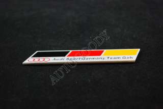 AUDI Sport Emblem Badge Aluminum Alloy A4 S4 S5 TT RS4  
