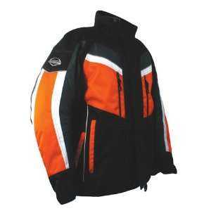  Gl 3 Jacket Mens   Black & Orange 3x large Automotive