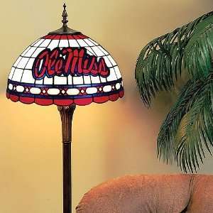   Mississippi Rebels Stained Glass Tiffany Floor Lamp
