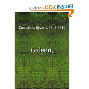  Gideon, Beverly Carradine Books