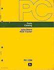 JOHN DEERE 4630 TRACTOR PARTS CATALOG PC1296