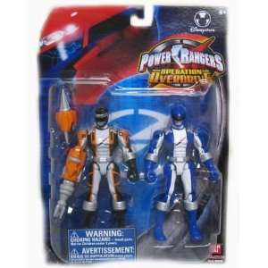 Power Rangers Operation Over Drive Torque Black Ranger & Blue Ranger 